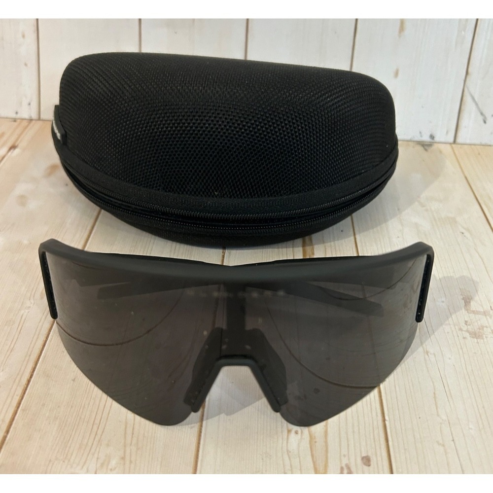 Blenders Eclipse X2 Sunglasses Polarized Jet Line Satin Black Smoke